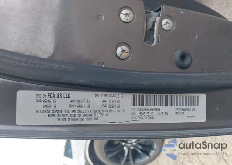 2018 Dodge Challenger Sxt из США, поврежденный, VIN 2C3CDZAG6JH204899